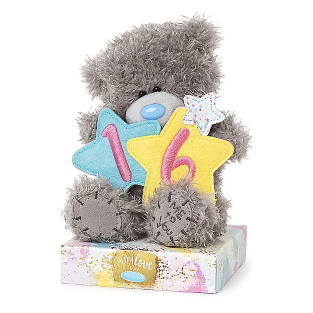 7" Holding 16th Birthday Stars Me to You Bear Extra Image 1
